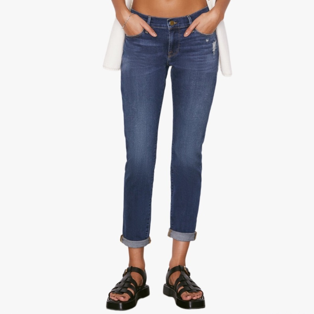 FRAME Le Garçon Straight Leg 98% Cotton Women’s Jeans - 25 - Picture 15 of 17